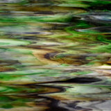 Medium Green, Brown, White Wispy Opal - Stained Glass Express 