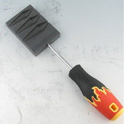 Medium Offset Bicone Graphite Bead Shaper - Stained Glass Express 