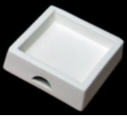 Medium Plain Tile Glass Casting Mold - Stained Glass Express 