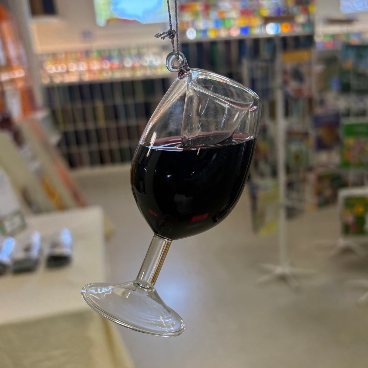 Merlot Wine Glass Ornament