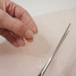 Mesh Copper 1/8 inch Diamond 1/8"5 in 5x 8" sheet - Stained Glass Express 