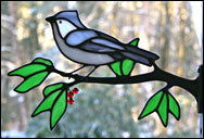 Midi Window Frame Birds on Branches Kit #2 - Stained Glass Express 