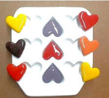 Mold 9 Heart Casting - Stained Glass Express 
