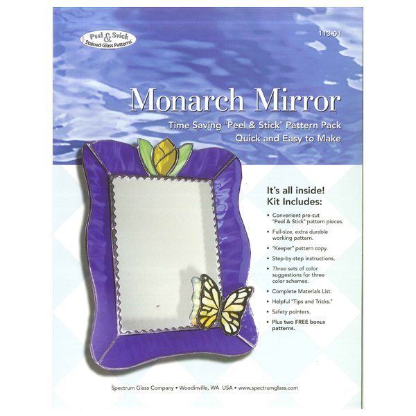 Monarch Mirror Project Pack - Stained Glass Express 