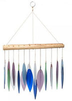 Mountain Ridge Glass Wind Chime - Stained Glass Express 