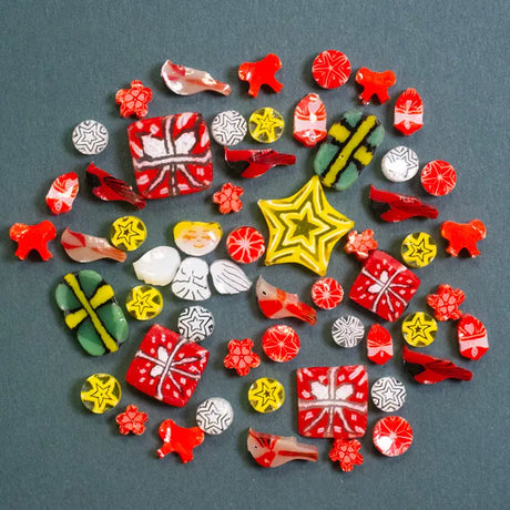 90 COE Murrine Christmas Tree Mix