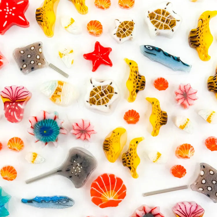 90 COE Murrine Tropical Sea Life Mix