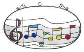 Music Oval - Stained Glass Express 