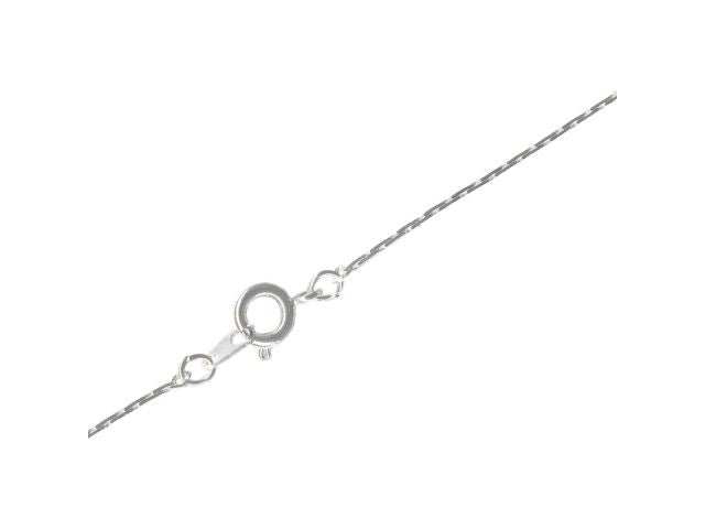 Necklace Chain 18" Cobra Silver Color-1 dozen - Stained Glass Express 