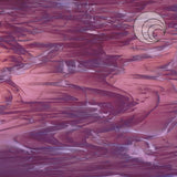 96 COE Light Purple with White Wispy