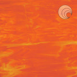 96 COE Orange with White Wispy