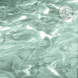 96 COE Sea Green with White Wispy