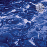 96 COE Navy Blue with White Wispy