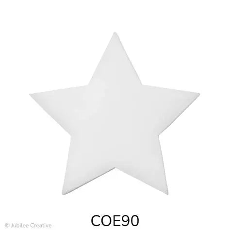 90 Coe Precut Star White Large