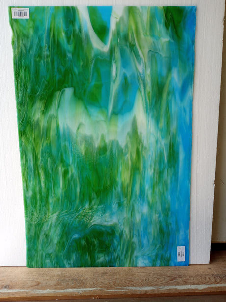 Ocean Mists Green, Blue and White Wispy