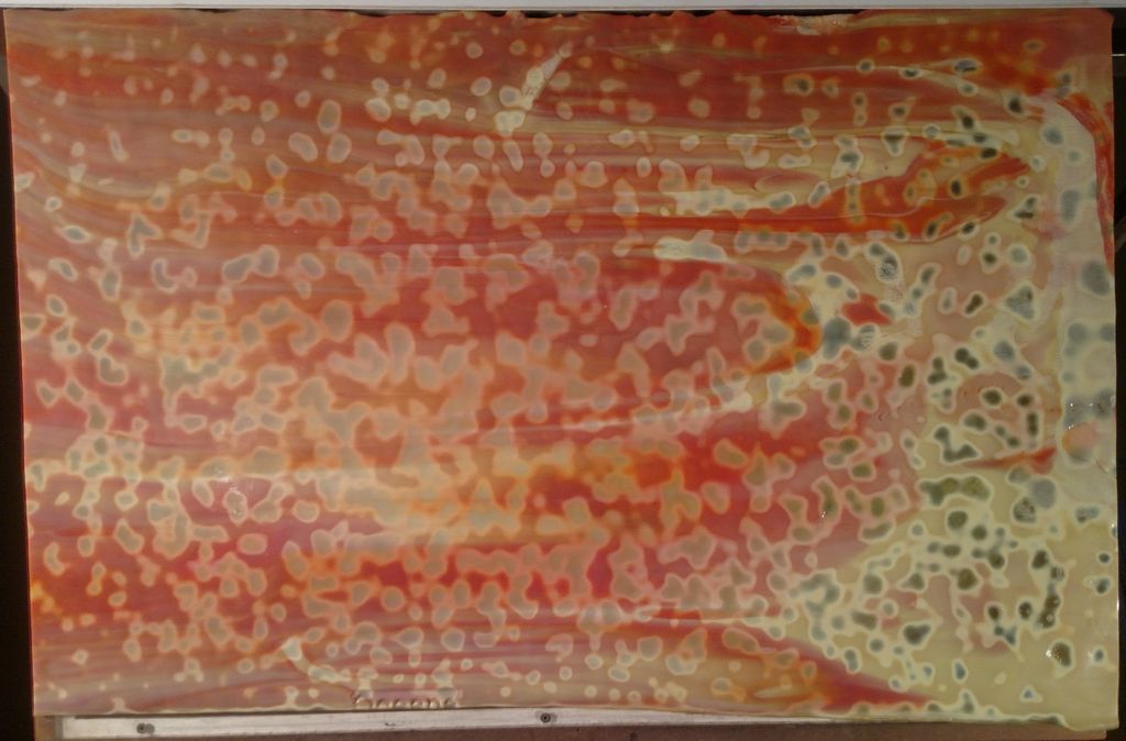 Oceana Orange, Silver, Yellow - Stained Glass Express 