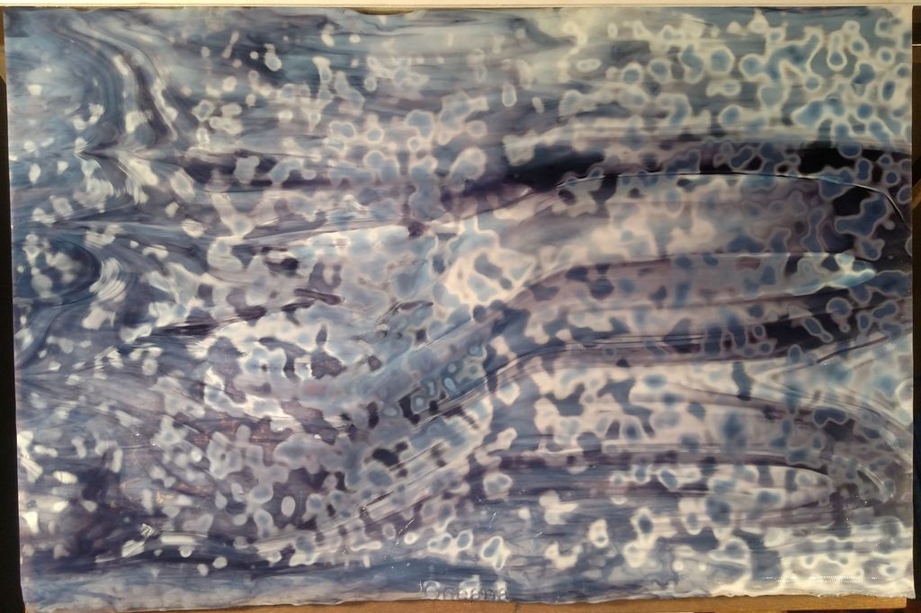 Oceana White Manganese Purple - Stained Glass Express 