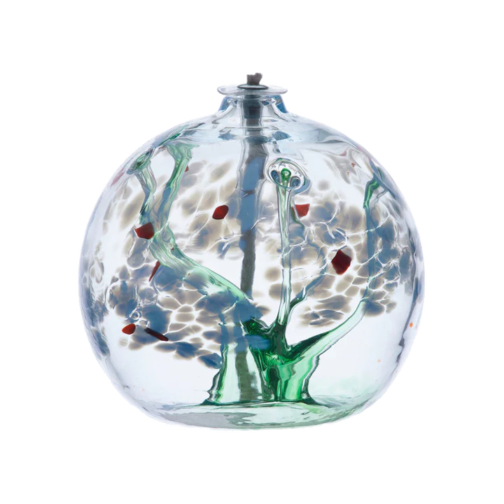 Oil Lamp Blossom Sympathy - Stained Glass Express 