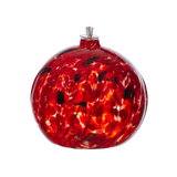 Oil Lamp Nature's Whimsy Ladybird Red - Stained Glass Express 