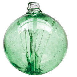 Olde English Witch Ball Green 6 inch - Stained Glass Express 