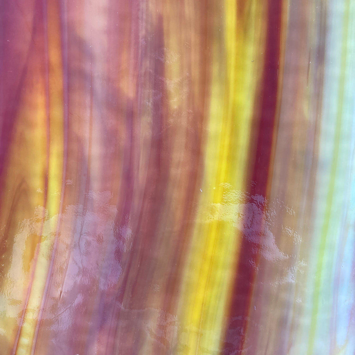 Orange, Green, White Opal Granite