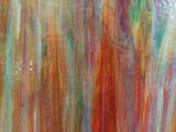 Orange Green & Wt Opalescent Granite - Stained Glass Express 