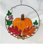 PANEL, PUMPKIN RING - Stained Glass Express 