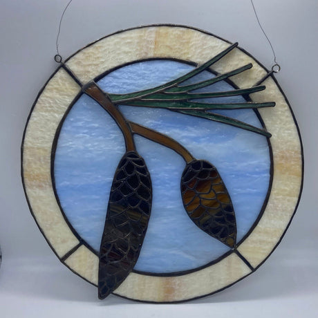 PINE CONE PANEL - Stained Glass Express 