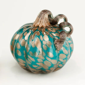PUMPKIN GOLD DUST TEAL - Stained Glass Express 