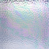 Pale Blue Hammered Iridescent
