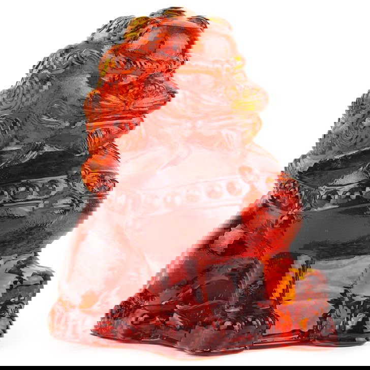 Paperweight Foo Dog - Red - Stained Glass Express 