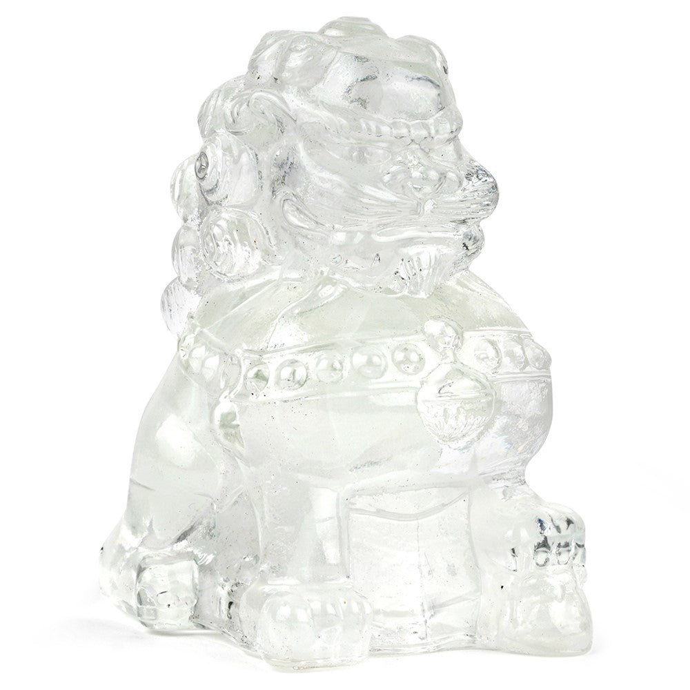 Paperweight Foo Dog White Glow - Stained Glass Express 