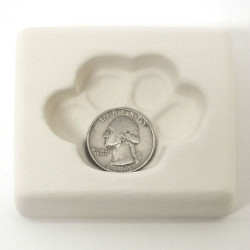 Paw Print Casting Mold - Stained Glass Express 