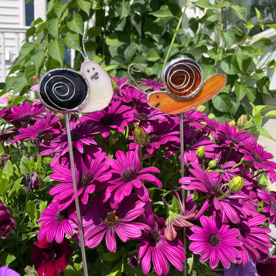 Plant Stake 15" Stainless Steel - Stained Glass Express 