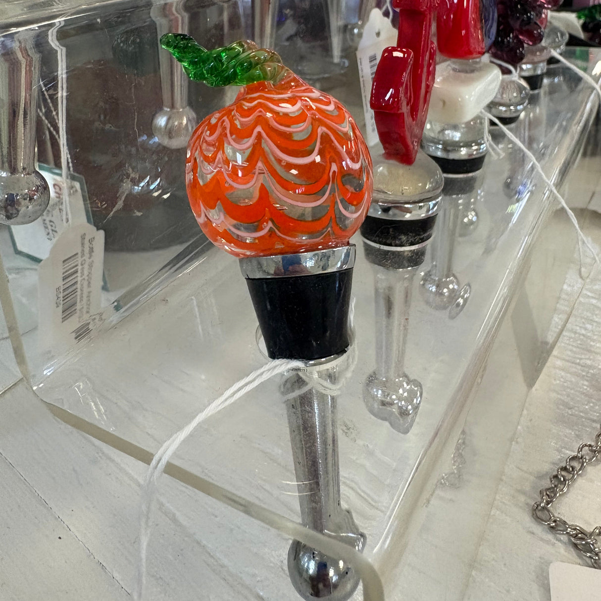 Pumpkin Wine Bottle Stopper