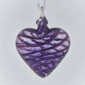 Purple Jasmine Heart - Stained Glass Express 