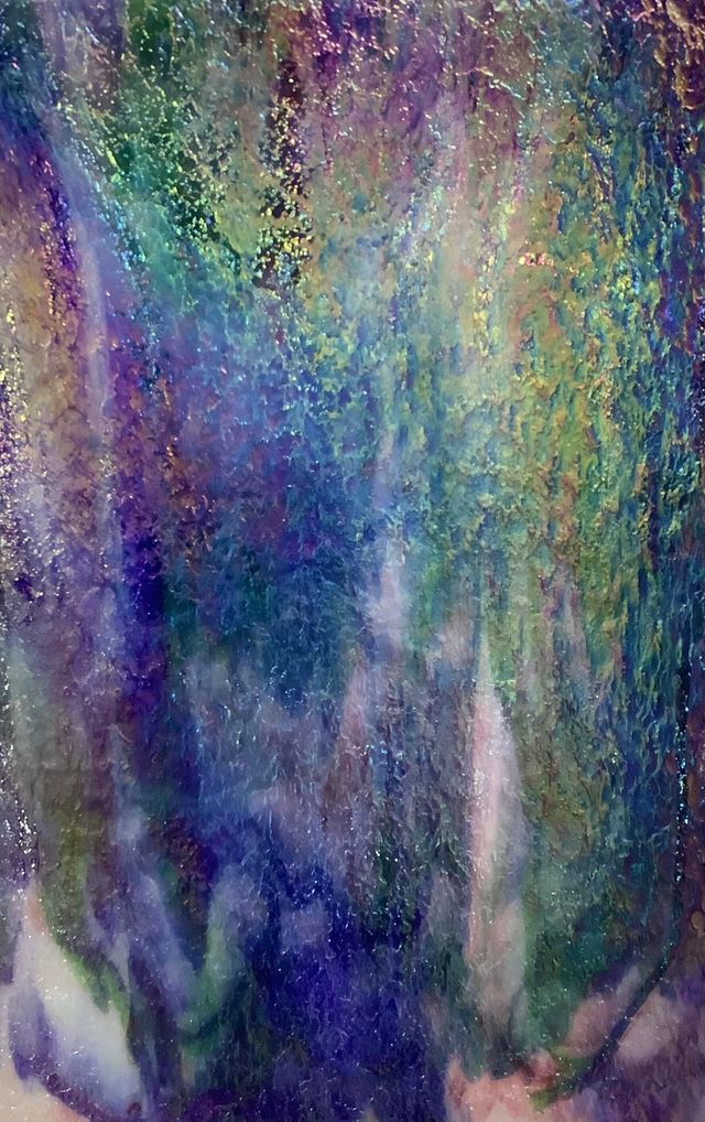 ROY BL, SEA GR, G PK, W, V IRID - Stained Glass Express 