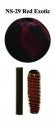 Red Exotic Rod 33 COE - Stained Glass Express 
