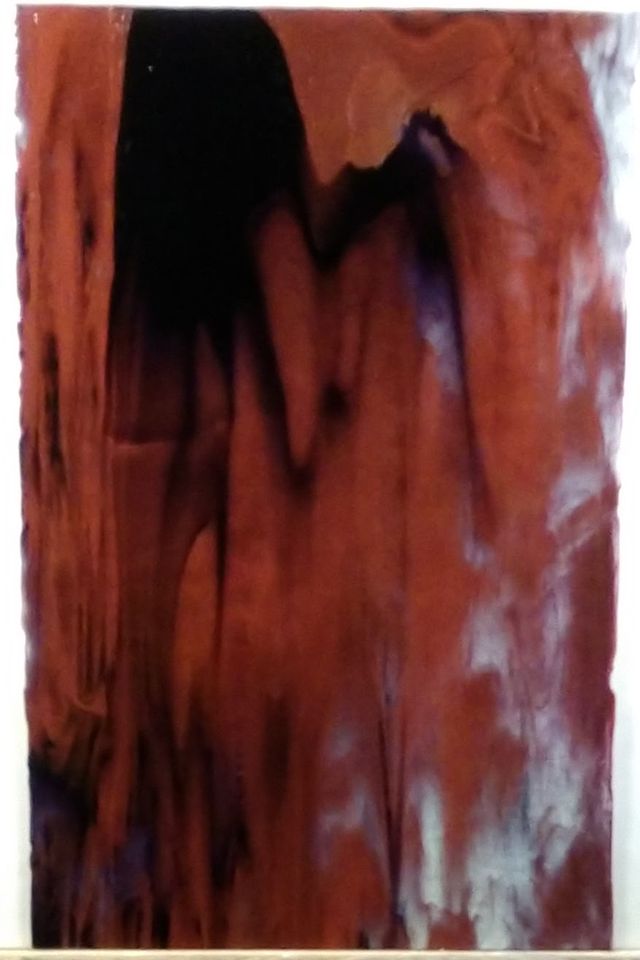 Red w/ Deep Purple True Dichro - Stained Glass Express 