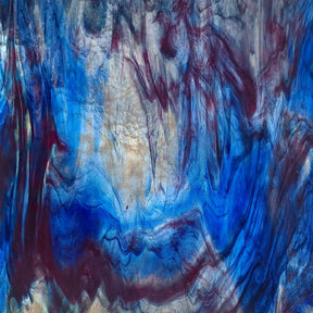 Red with White, Cobalt Blue True Dichro