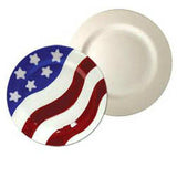 Rim Salad Plate Mold 7.75 inches - Stained Glass Express 