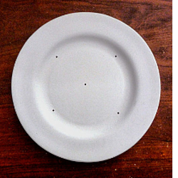 Rim Salad Plate Mold 8.75 inches - Stained Glass Express 