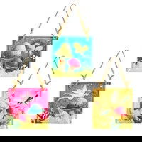 SC Embossed Hand painted Flowers Fairy - Stained Glass Express 