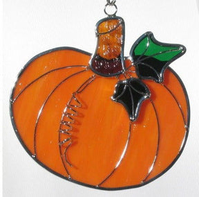 SC, PUMPKIN LG - Stained Glass Express 