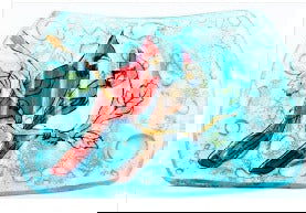 SOAP DISH CARDINAL COUPLE - Stained Glass Express 