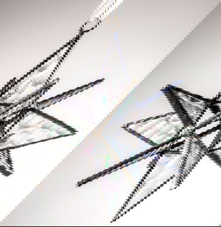 STAR 3-D SM IRID - Stained Glass Express 