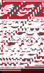 STENCIL, EMOJI FACES ONO - Stained Glass Express 