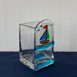 Vase Sailboat 4"