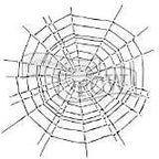 Scary Web Fusing Stencil - Stained Glass Express 