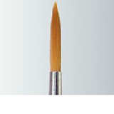 Scharff Kolinsky Series 455 Golden Taklon Liner Brush - Stained Glass Express 